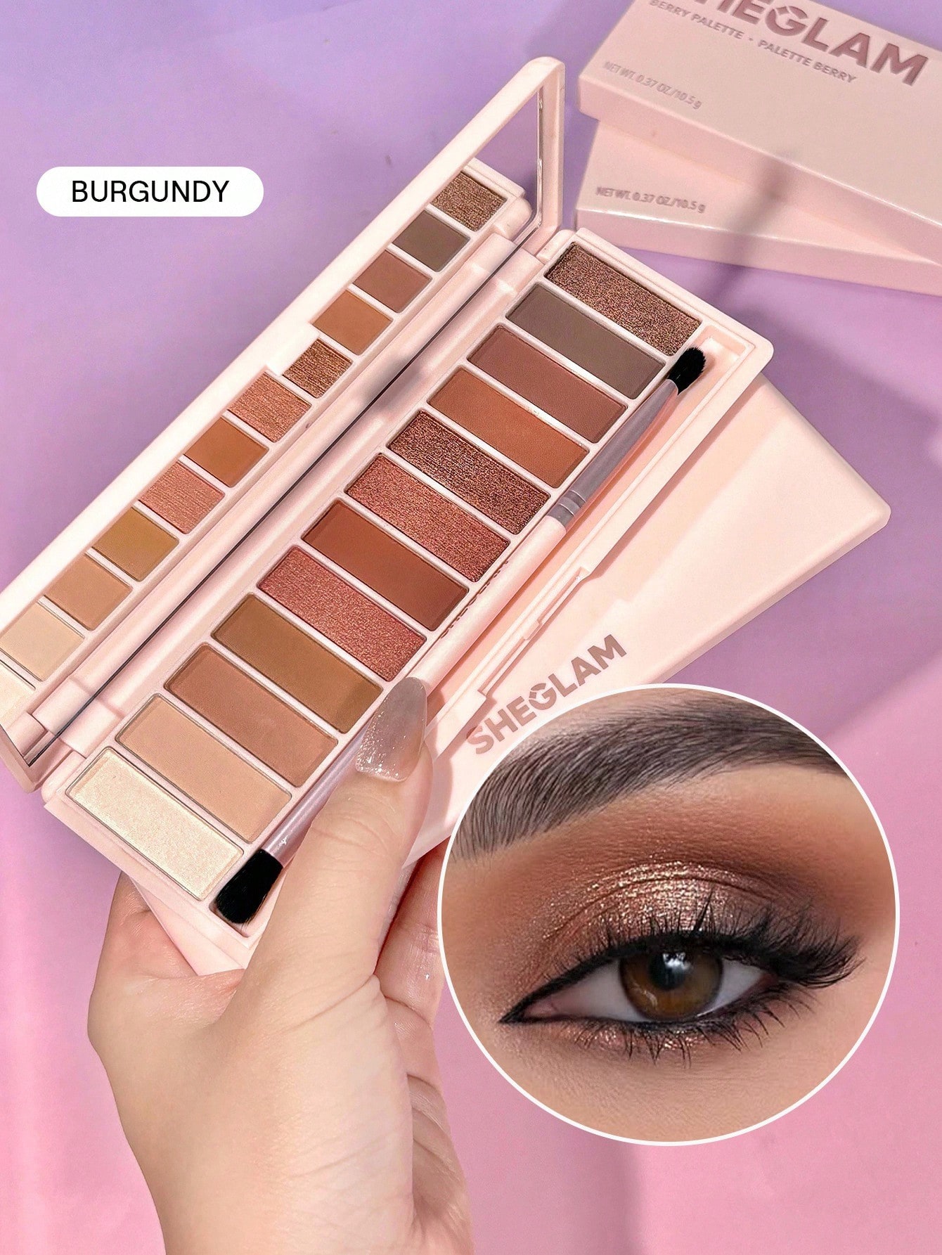 SHEGLAM Berry Palette 12-Color Matte Eyeshadow SHEGLAM Berry Palette 12-Color Matte Eyeshadow