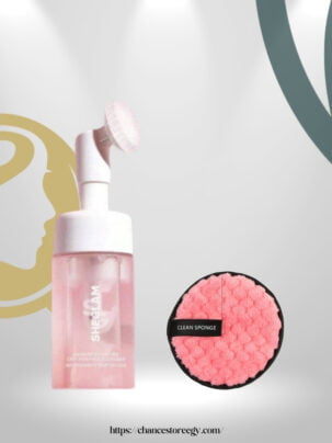 Sheglam cleanser with makeup cleaning sponge