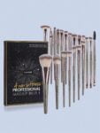 SheIn Mang Professional Makeup Brush Set 20 Pieces – Champagne