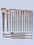 SheIn Mang Professional Makeup Brush Set 20 Pieces – Champagne