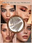 SheIn Maange Professional Makeup Brush Set 20 Pieces – Beige