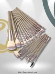 SheIn Maange Professional Makeup Brush Set 20 Pieces – Beige