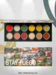 SHEGLAM Stay Fuego, Mexico Palette Eyeshadow 12-Clolor Shimmer 