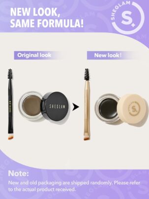 SHEGLAM Eyebrow Cream & Waterproof Soft Brown