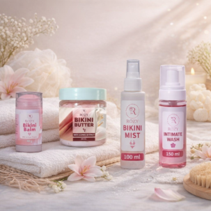 Rozy bikini mist +Rozy intimate wash +Rozy Bikini Butter 400 ml +Rozy Bikini Stick